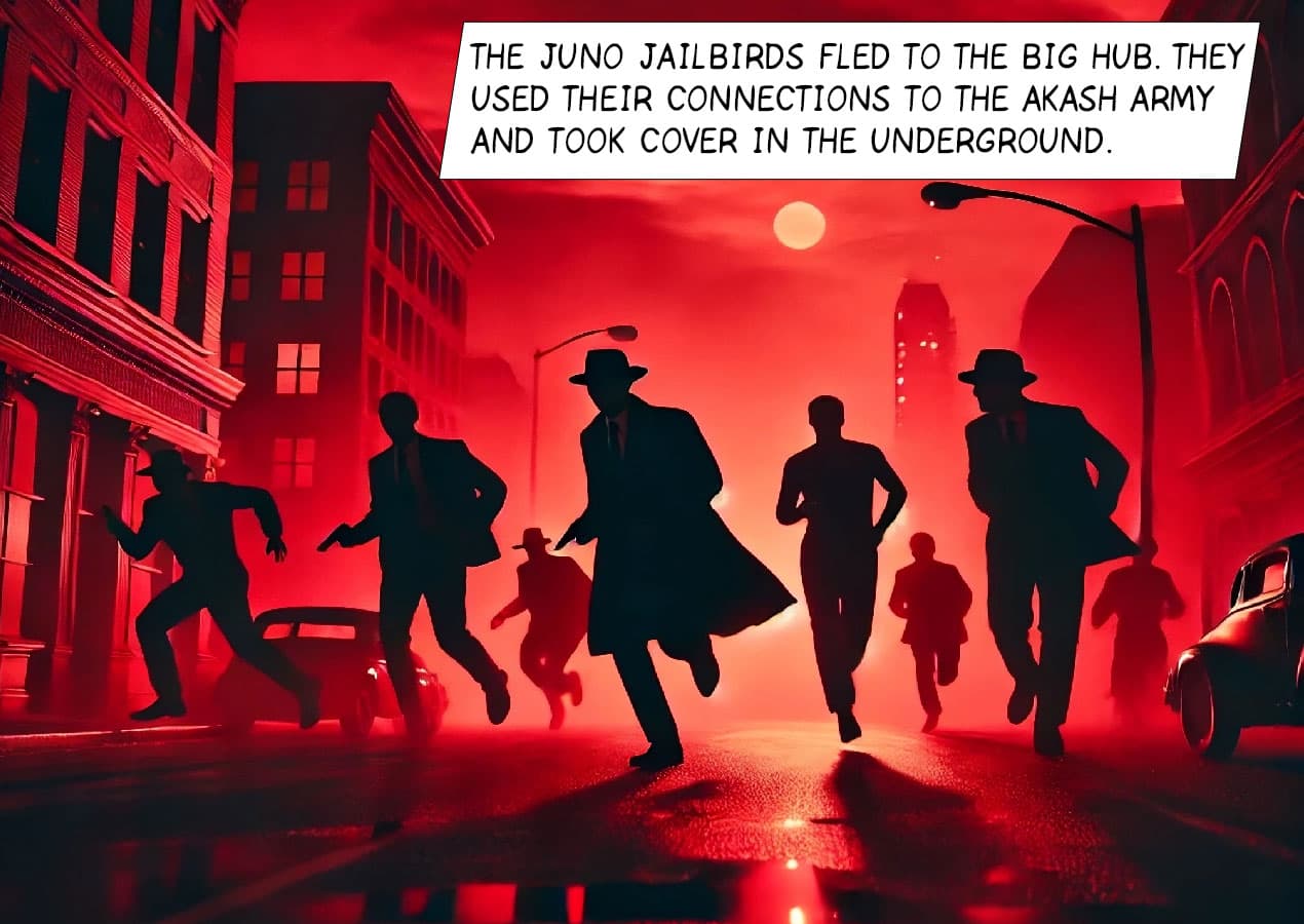 The Juno Jailbirds fled to the Big Hub.